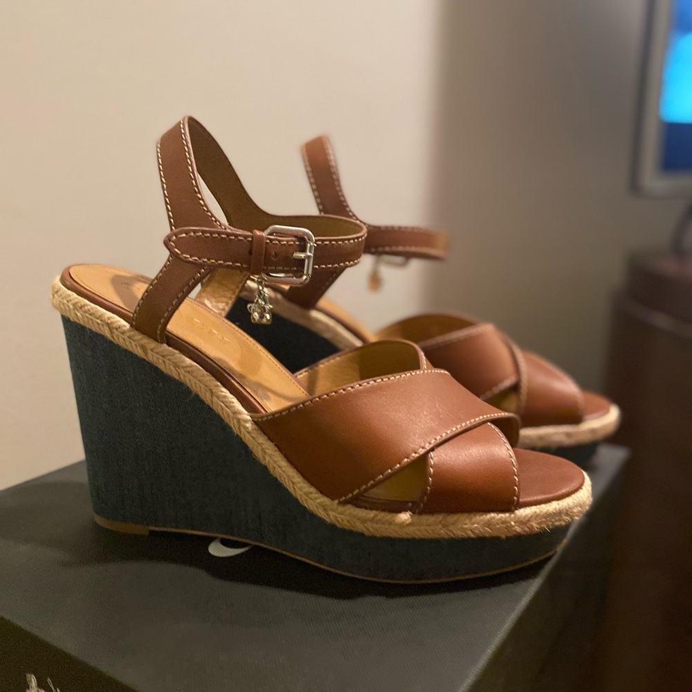 Coach wedges size 8.5
